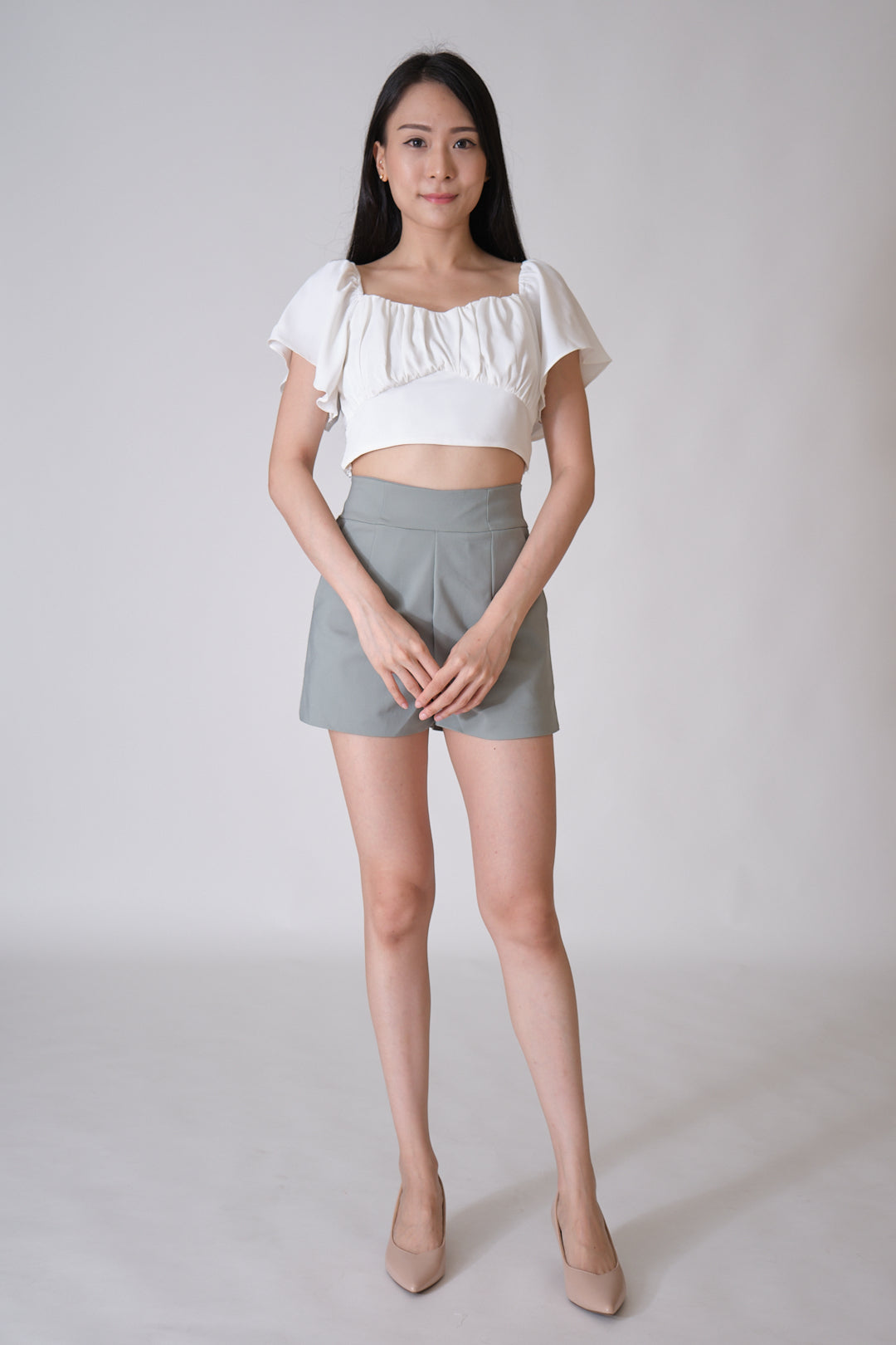Chixxie Dream Crop Top (White)