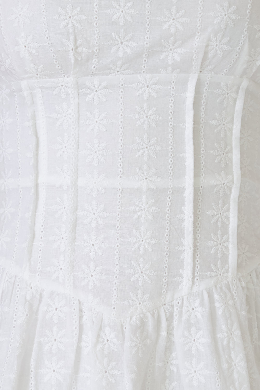 Chixxie Cassie Lace Playsuit (White)