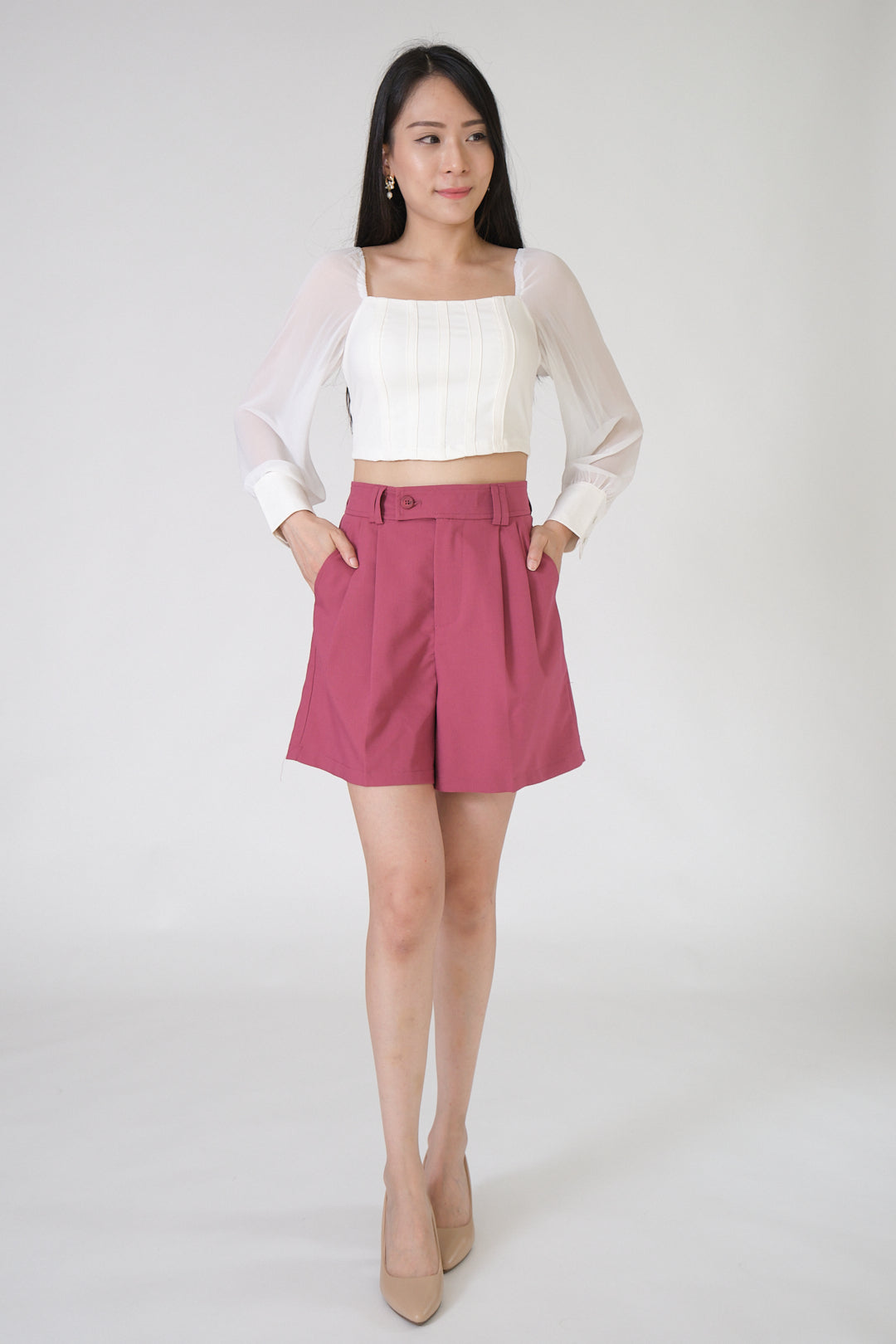 Chixxie Claudia Shorts (Fuschia)