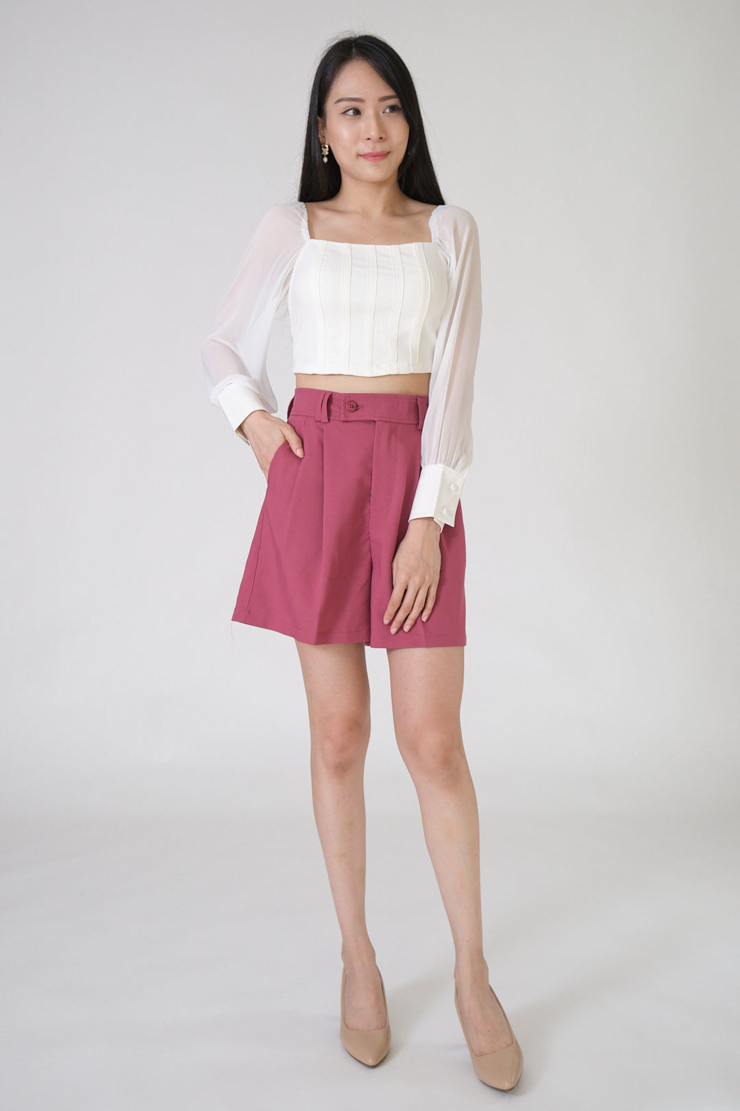 Chixxie Claudia Shorts (Fuschia)