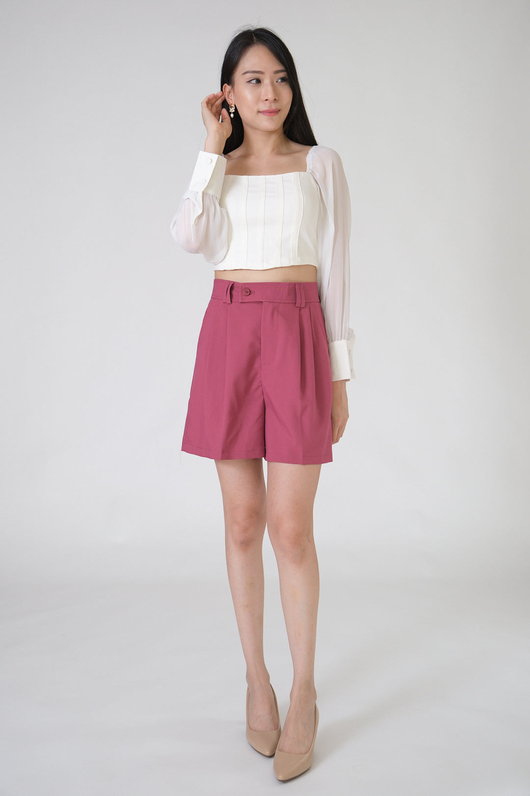 Chixxie Claudia Shorts (Fuschia)