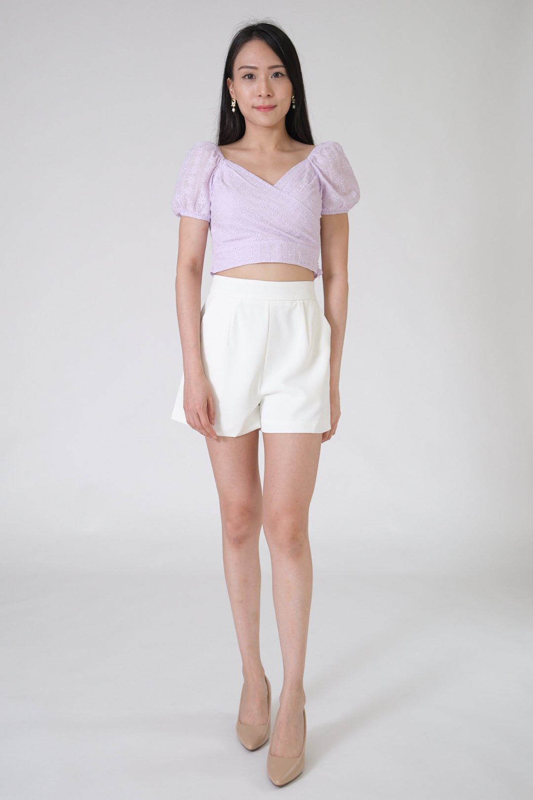 Chixxie Rebecca Lace Top (Lilac)