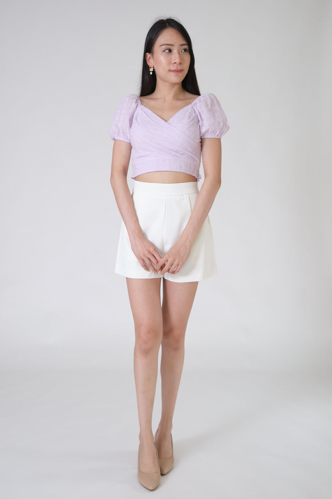 Chixxie Rebecca Lace Top (Lilac)