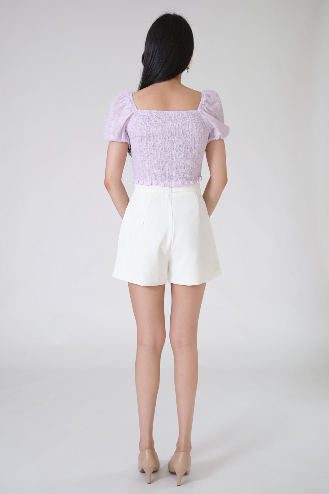 Chixxie Rebecca Lace Top (Lilac)