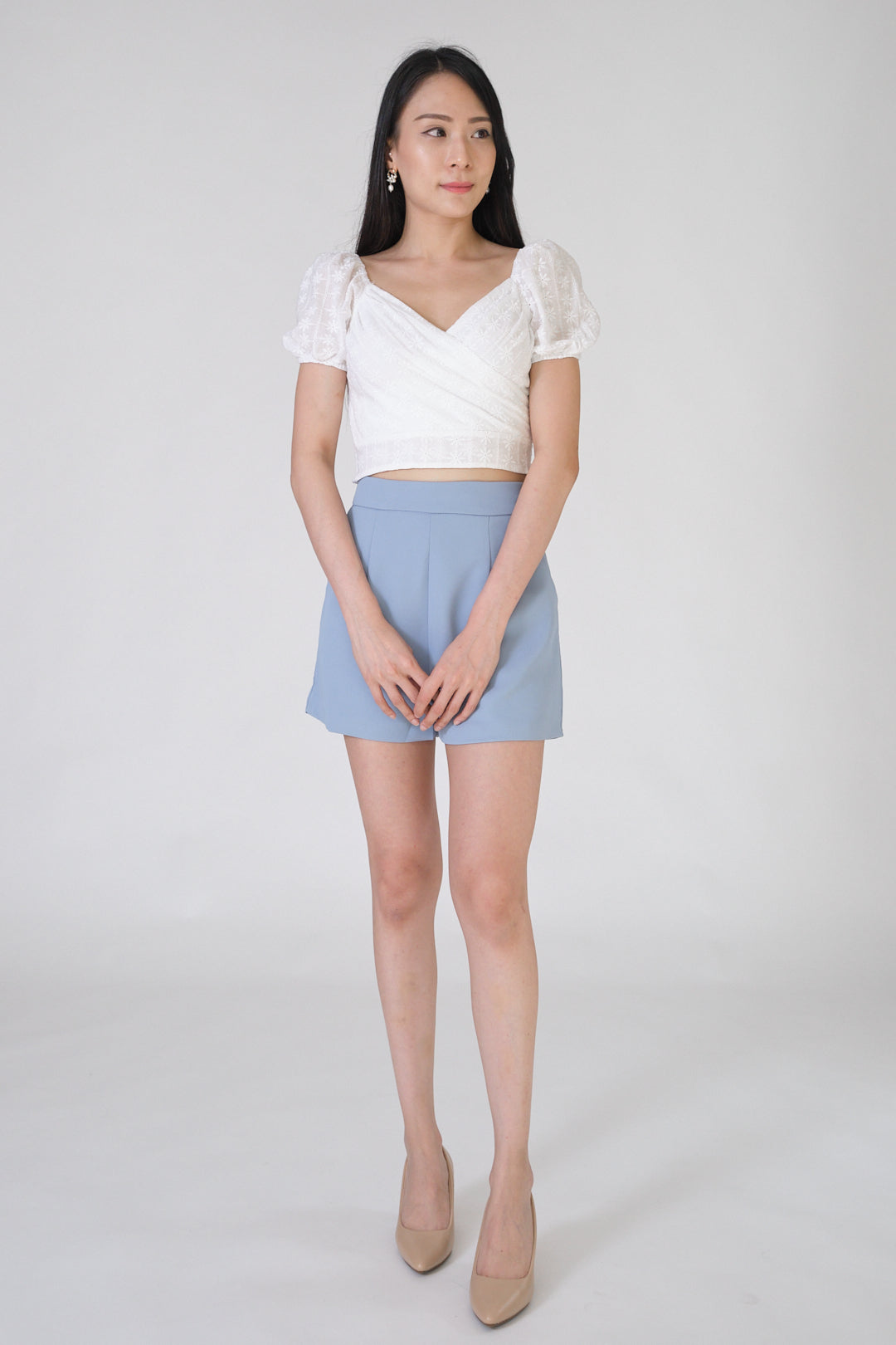 Chixxie Rebecca Lace Top (White)