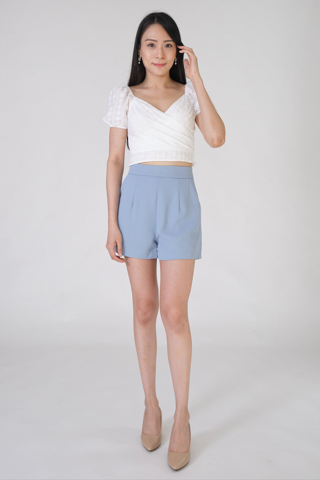 Chixxie Rebecca Lace Top (White)