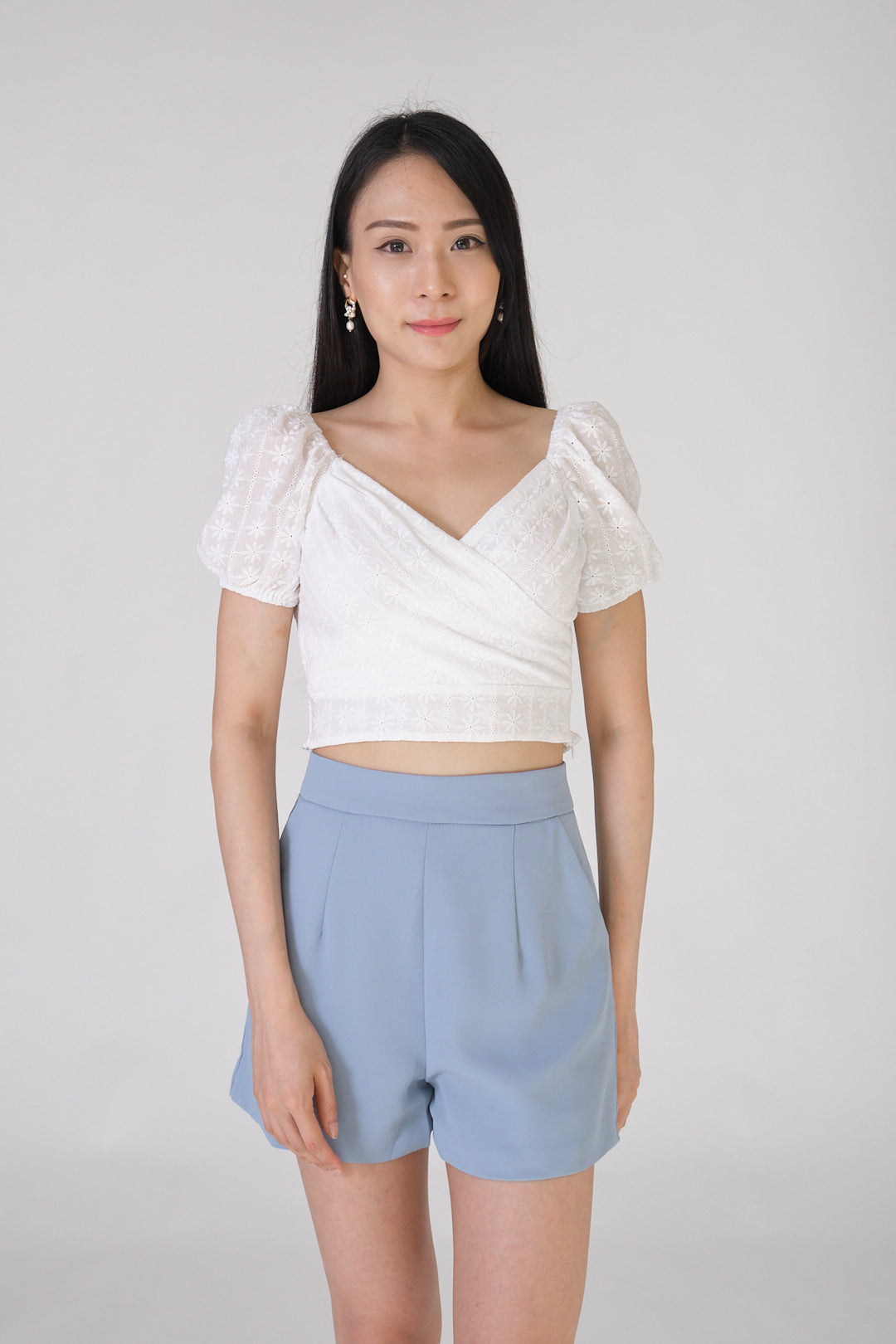 Chixxie Rebecca Lace Top (White)