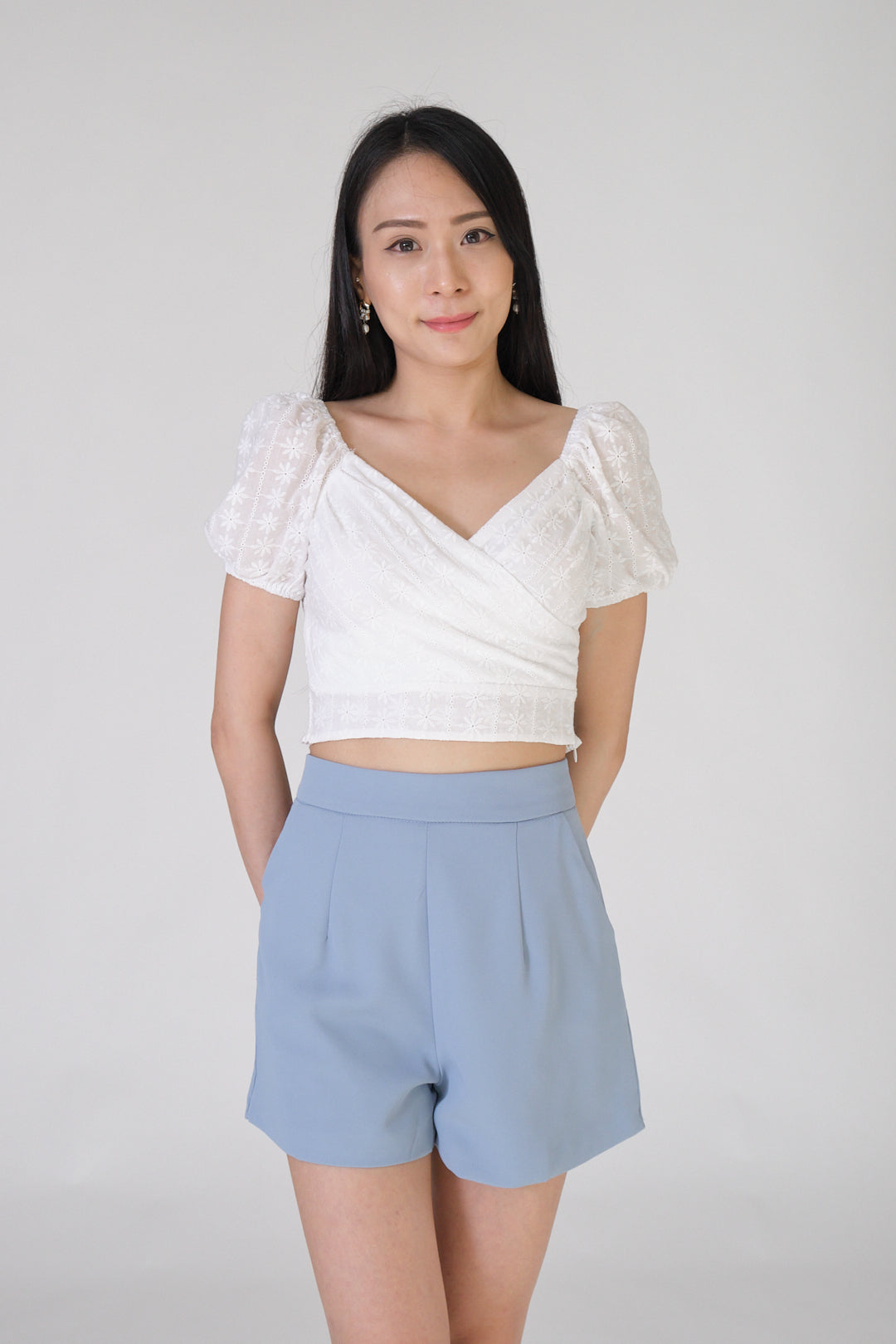 Chixxie Rebecca Lace Top (White)