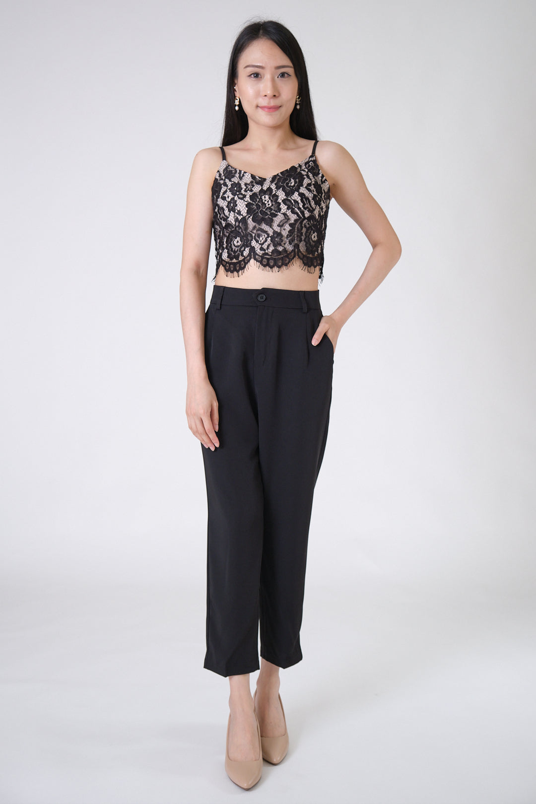 Chixxie Jamie Long Pants (Black)