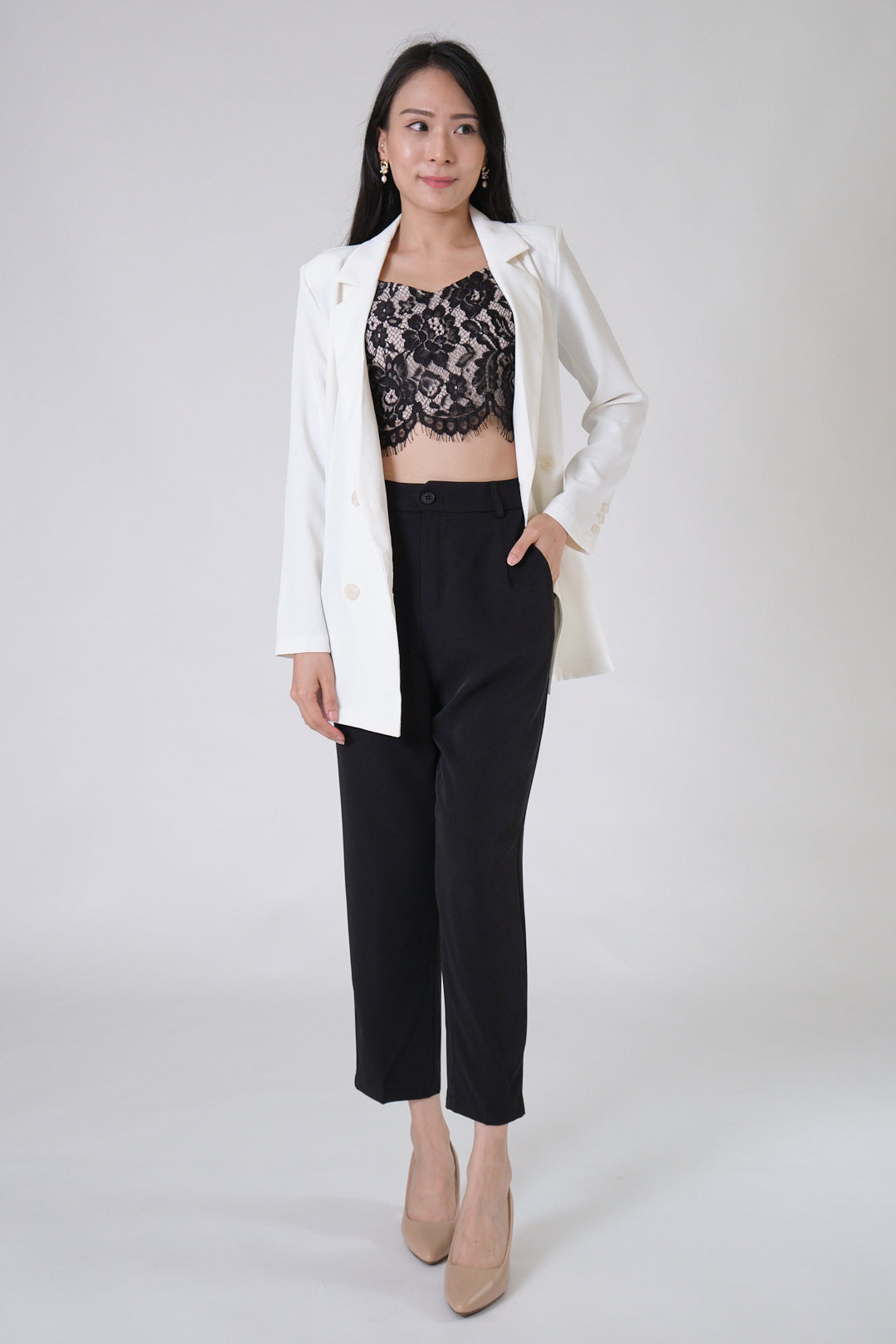 Chixxie Jamie Long Pants (Black)