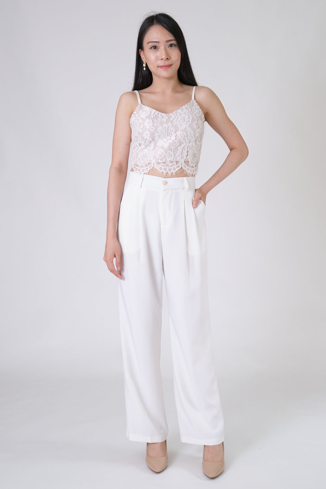 Chixxie Melissa Long Pants (White)