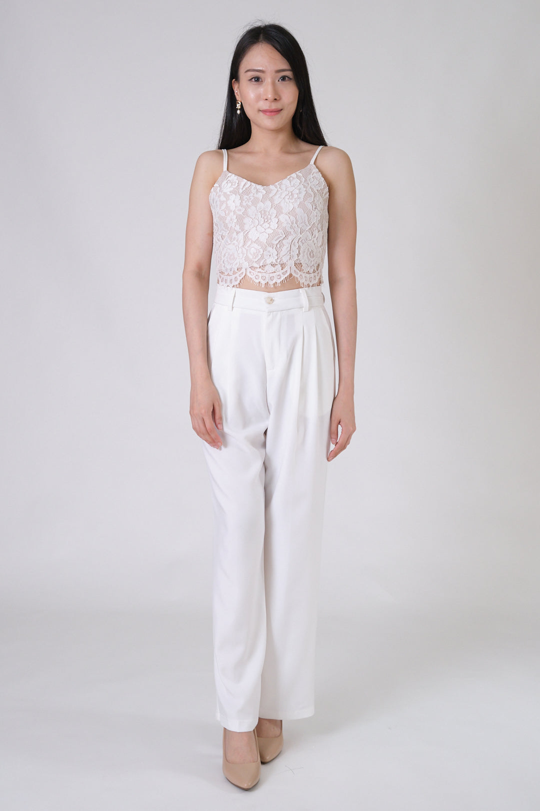 Chixxie Melissa Long Pants (White)