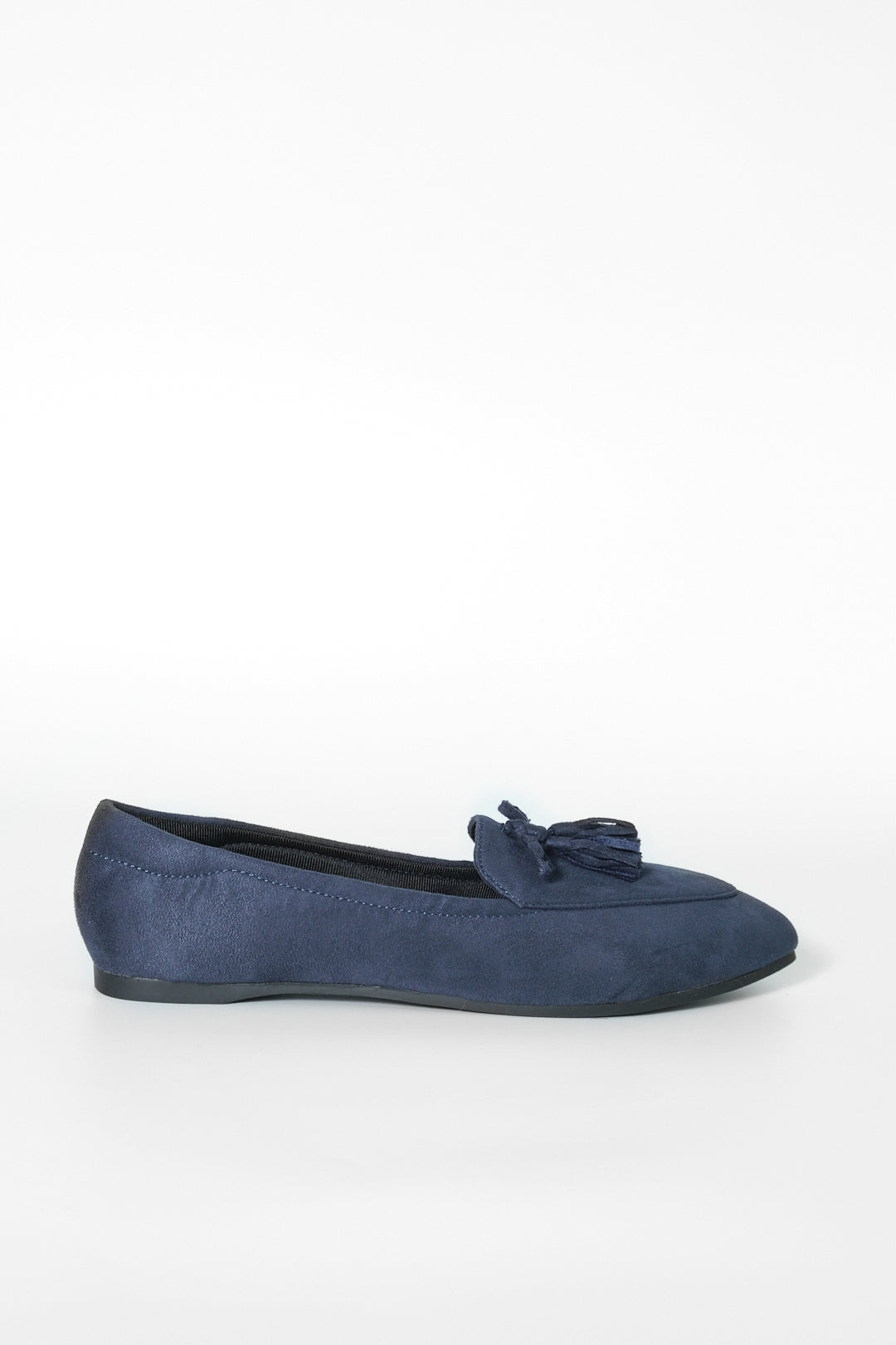 Chixxie XP14 Suede Tassle Pointed Toe Flats