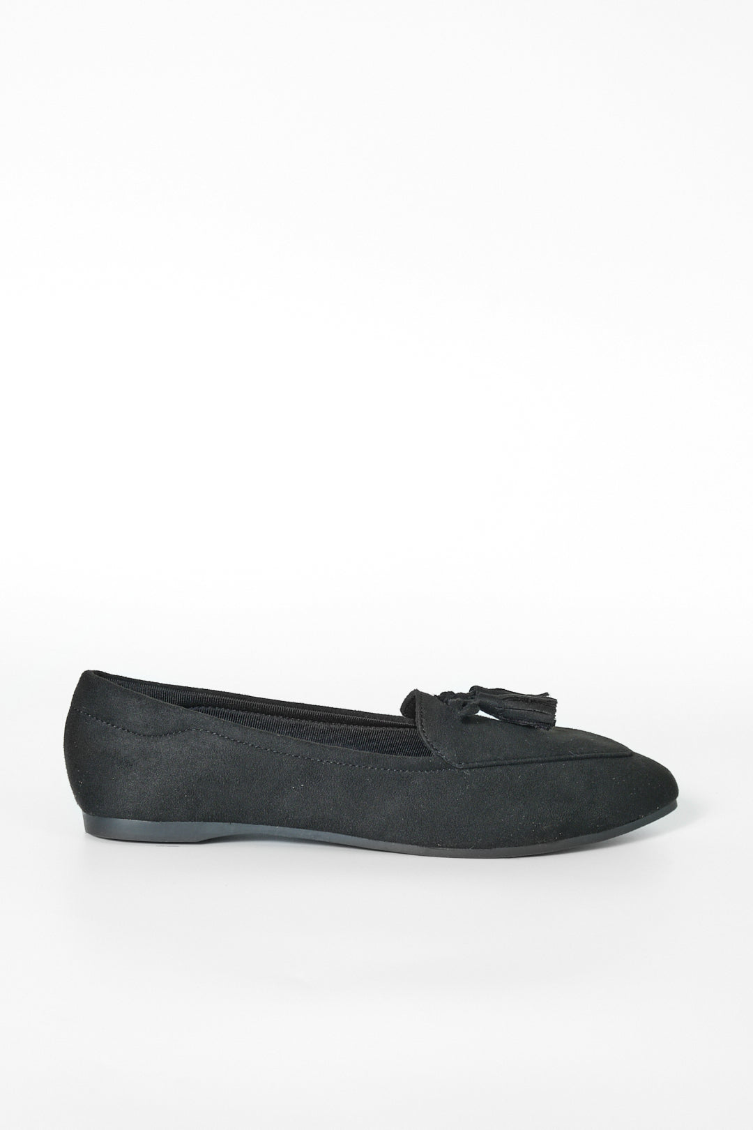 Chixxie XP14 Suede Tassle Pointed Toe Flats