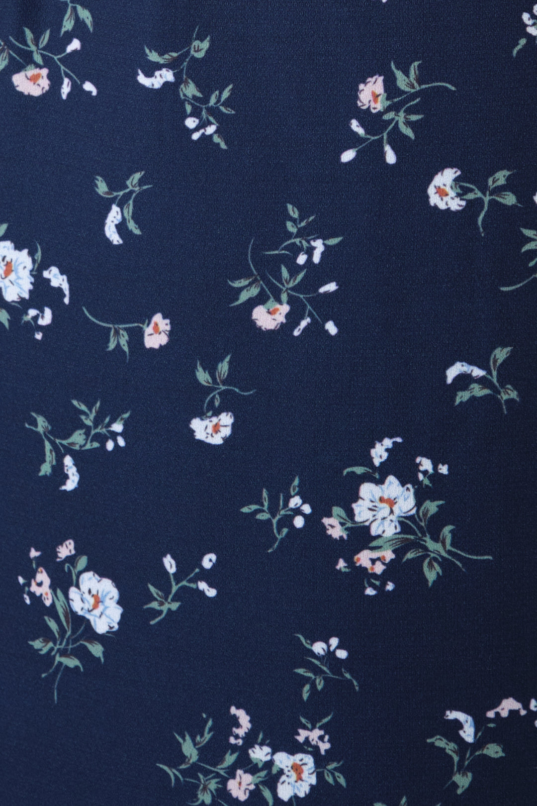 Chixxie Lily Floral Slit Dress (Navy)