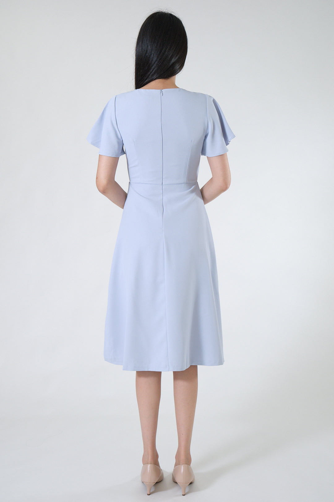Chixxie Audrey Midi Dress (Blue)