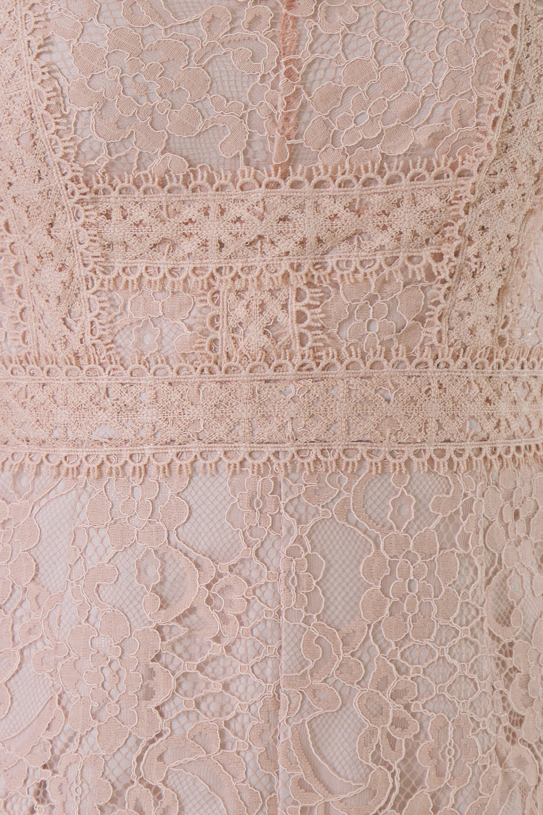 Chixxie Belle Lace Playsuit (Pink)