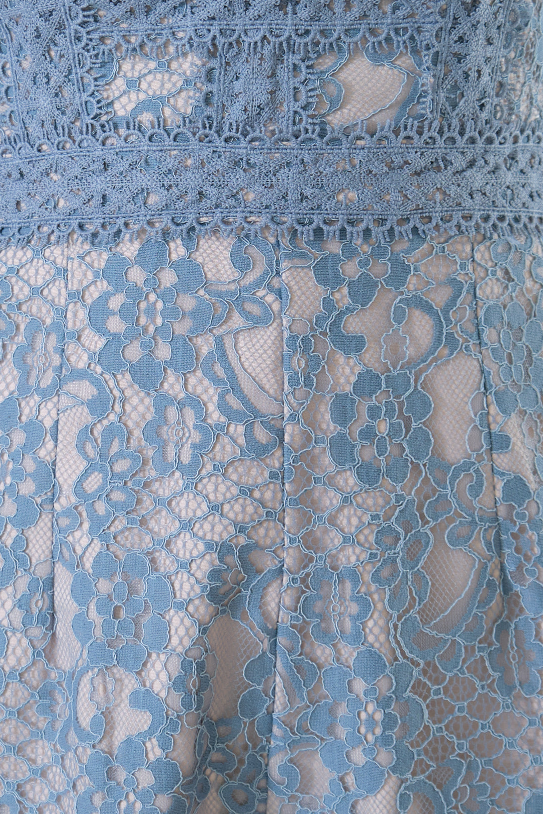 Chixxie Belle Lace Playsuit (Blue)