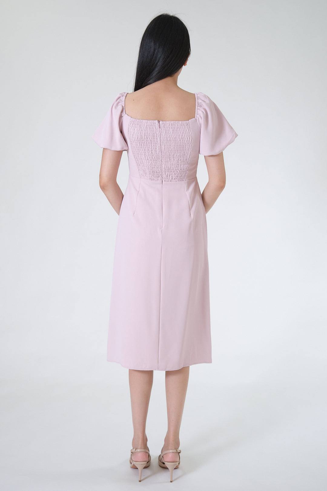 Chixxie Jovane Midi Dress (Pink)