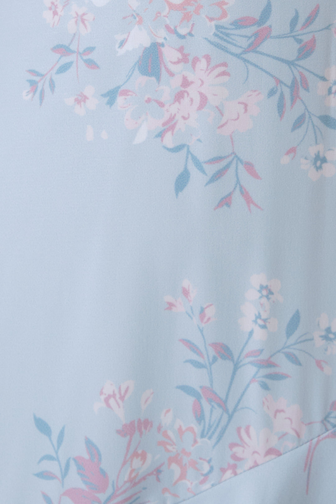 Chixxie Florence Floral Dress (Pastel Blue)