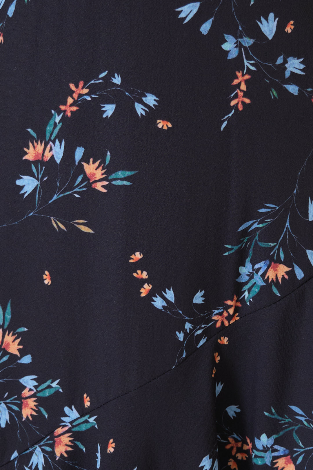 Chixxie Florence Floral Dress (Black)