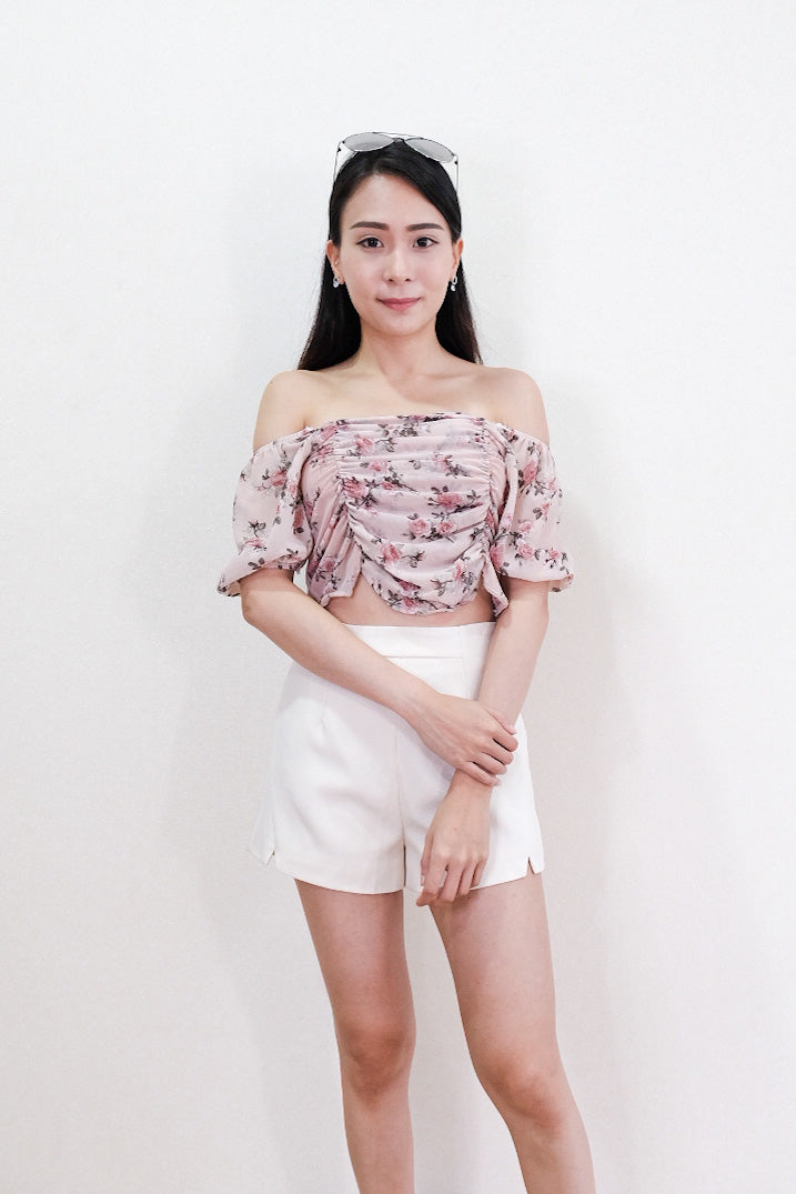 Chixxie Jolie Shorts (White)
