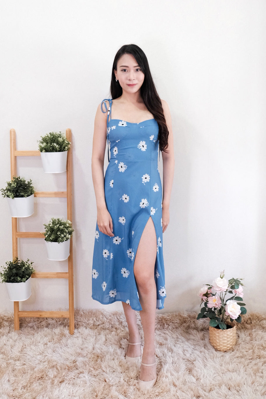 Chixxie Amelia Slit Midi Dress