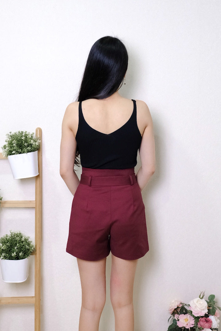Chixxie Haisley Shorts (Maroon)