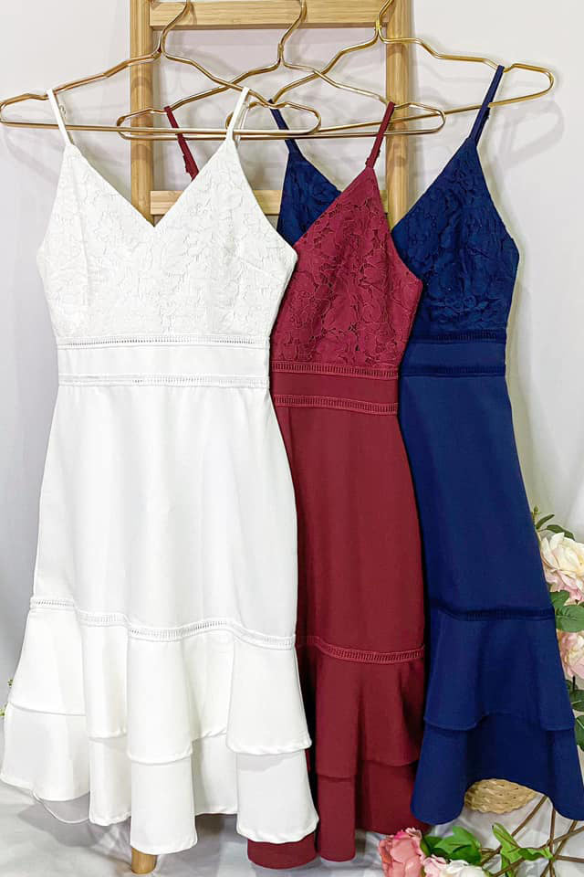Chixxie Becca Dress (White)