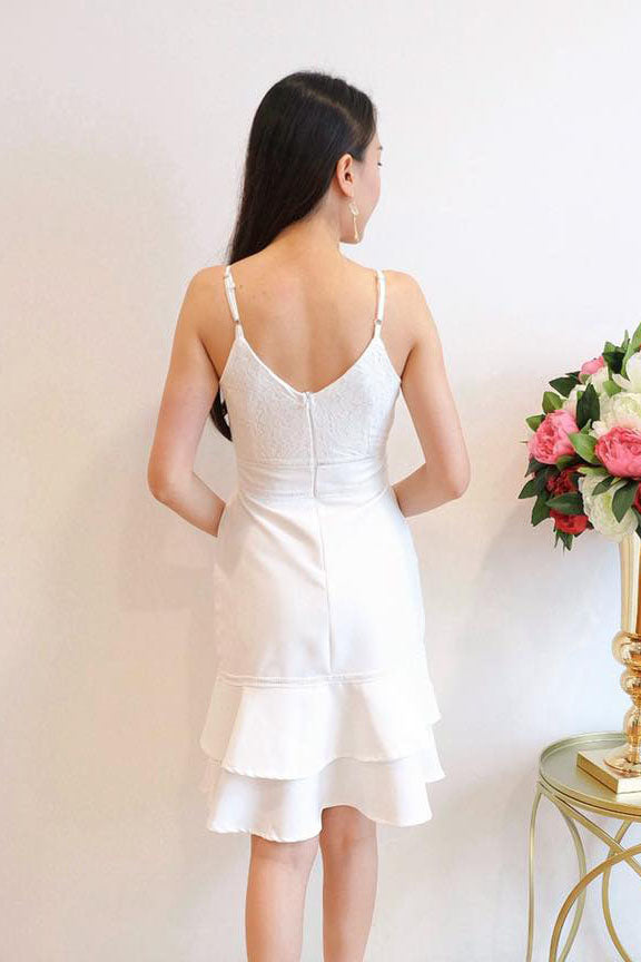 Chixxie Becca Dress (White)