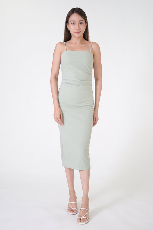 Chixxie Miley Midi Dress (Sage)