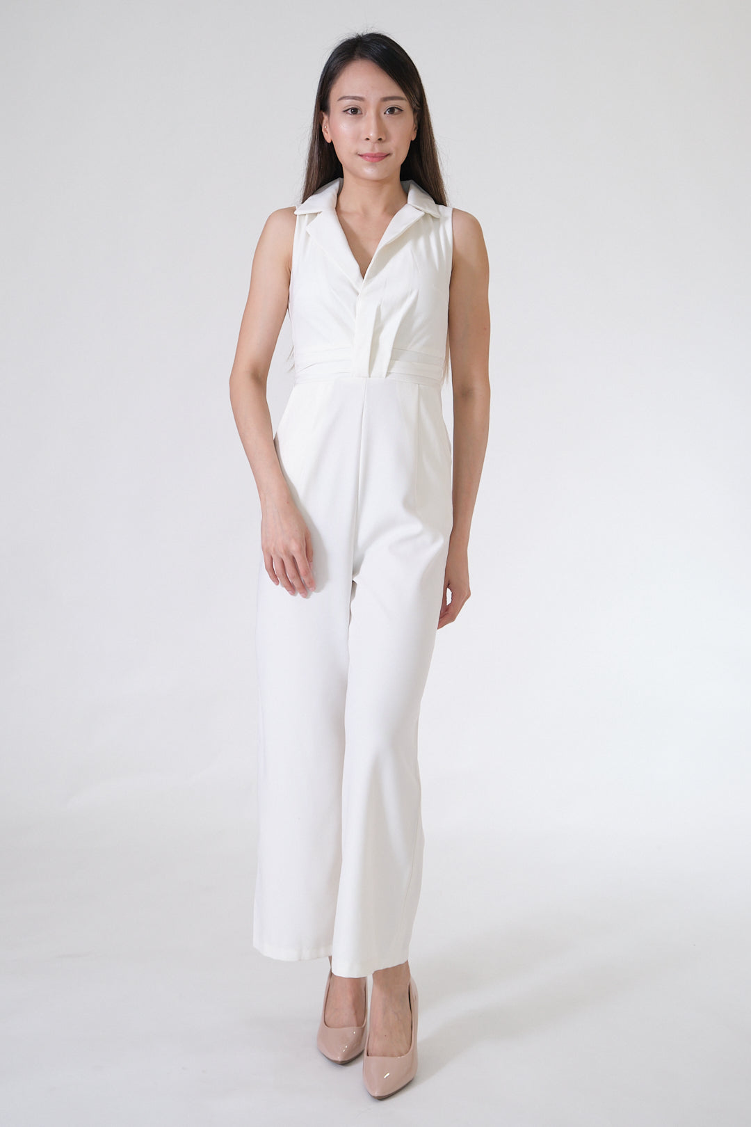 Chixxie Ariana Jumpsuit (White)