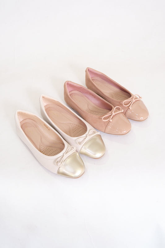 Chixxie XRV38 Ribbon Round Toe Flats