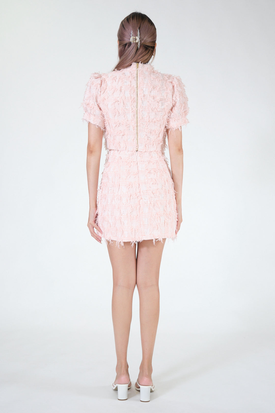 Chixxie Caitlyn Two-Piece Cheongsam Set (Pink)