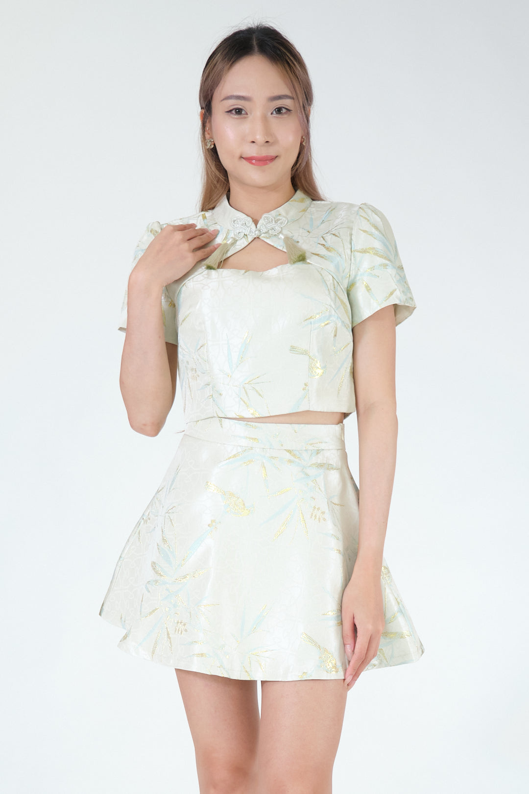 Chixxie Emery Two-Piece Cheongsam Set