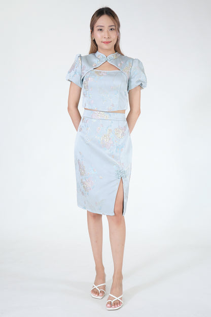 Chixxie Capri Two-Piece Cheongsam Set