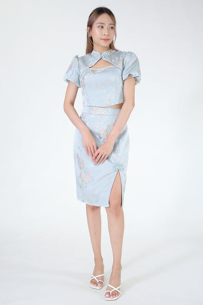 Chixxie Capri Two-Piece Cheongsam Set