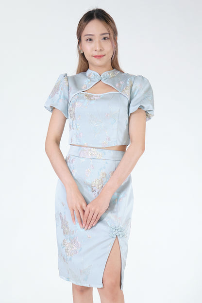 Chixxie Capri Two-Piece Cheongsam Set