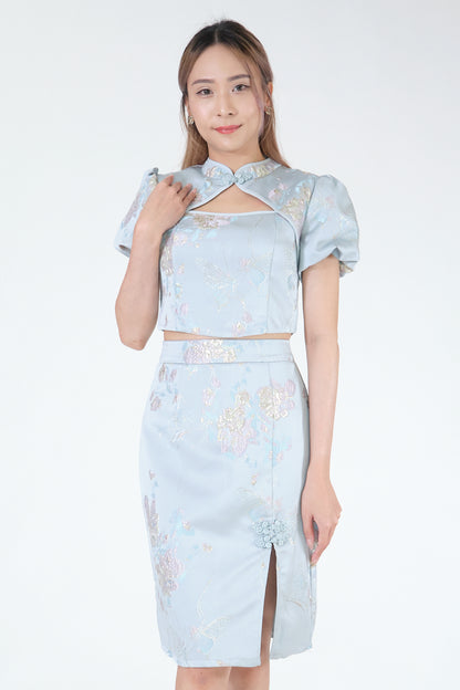 Chixxie Capri Two-Piece Cheongsam Set