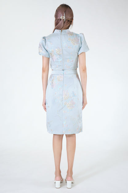 Chixxie Capri Two-Piece Cheongsam Set