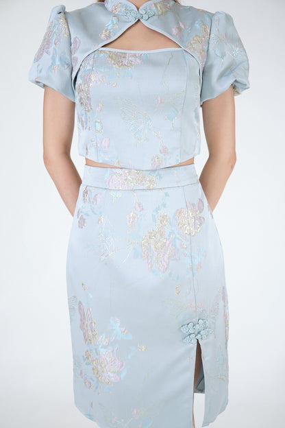 Chixxie Capri Two-Piece Cheongsam Set