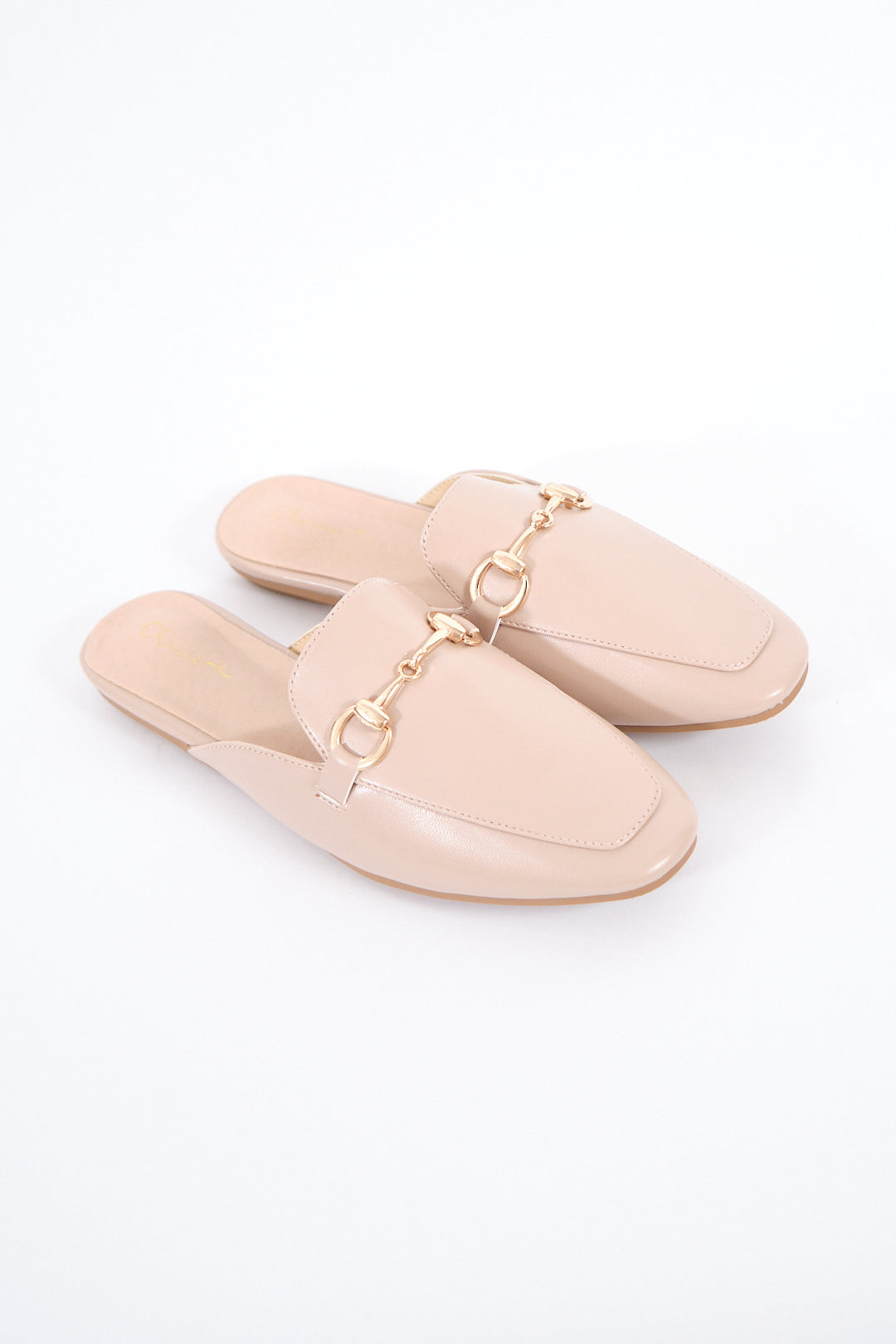 Chixxie XM40 Gold Buckle Mules