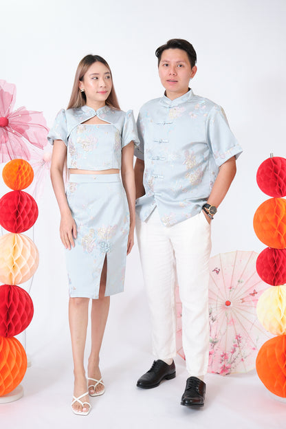 Chixxie Capri Two-Piece Cheongsam Set