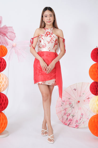 Chixxie Lynette Cheongsam (Red)