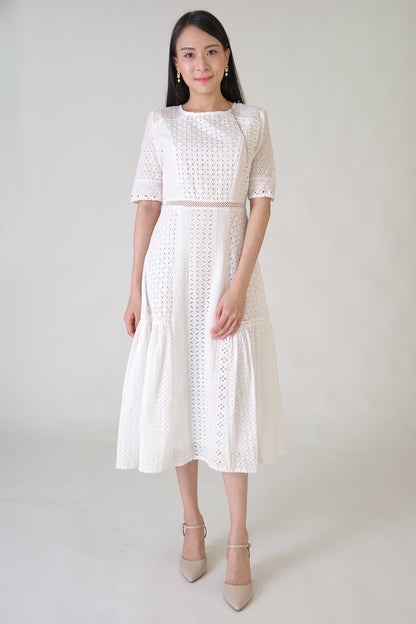 Chixxie Jovie Lace Midi Dress