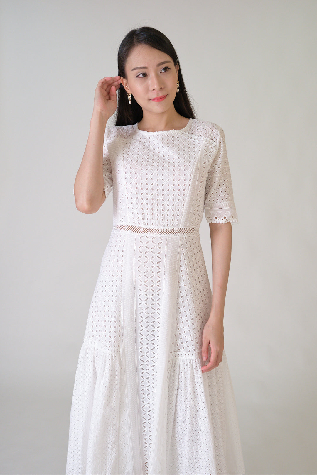 Chixxie Jovie Lace Midi Dress