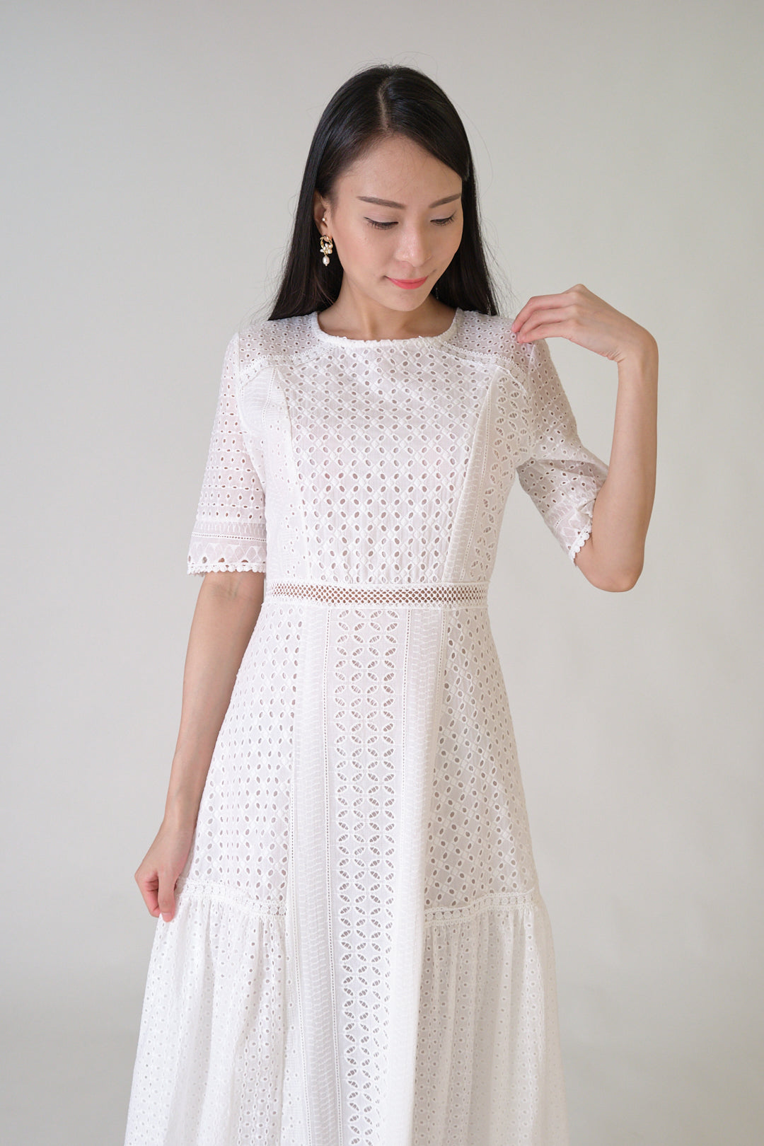 Chixxie Jovie Lace Midi Dress