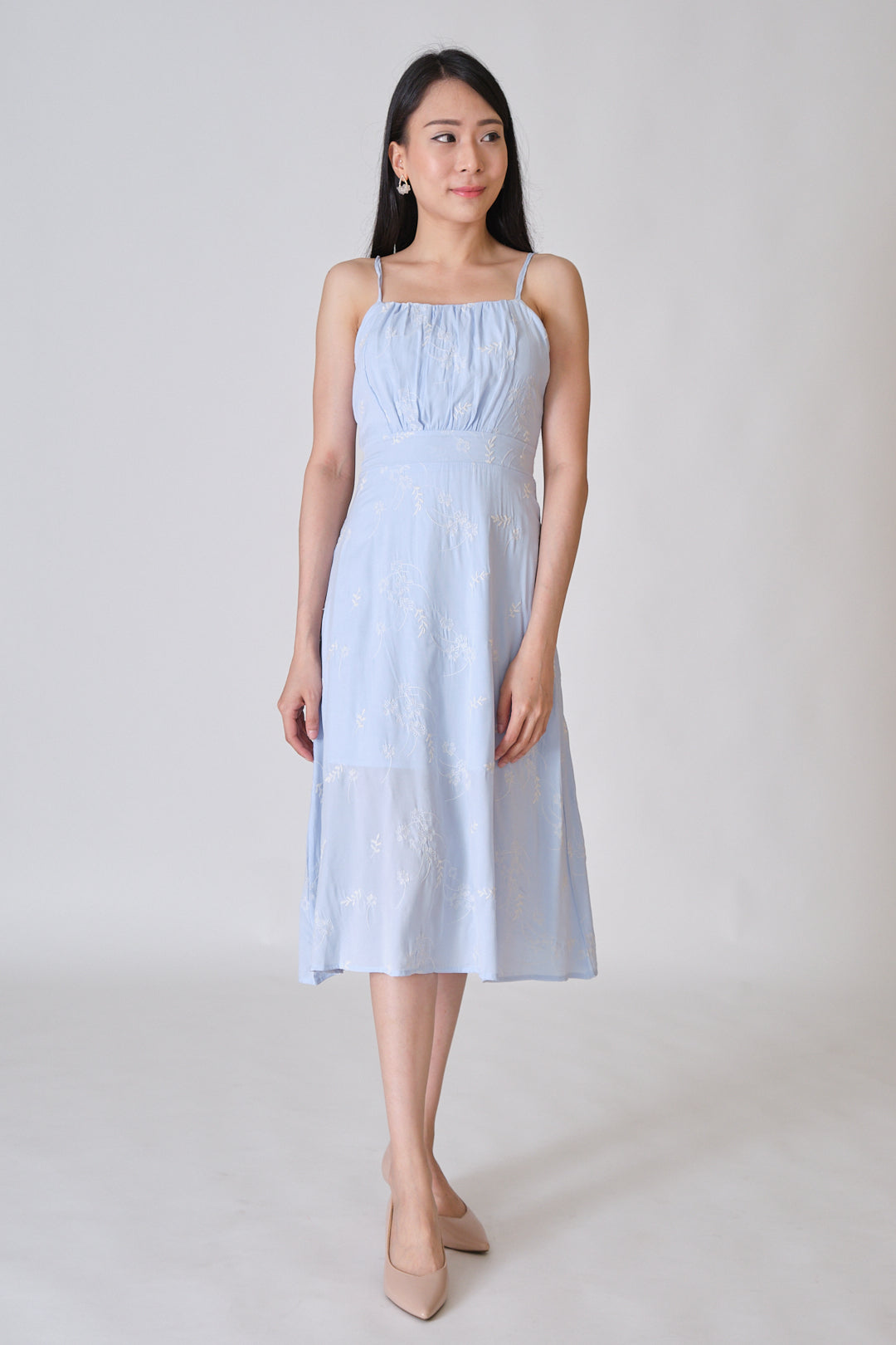 Chixxie Simone Midi Dress (Blue)