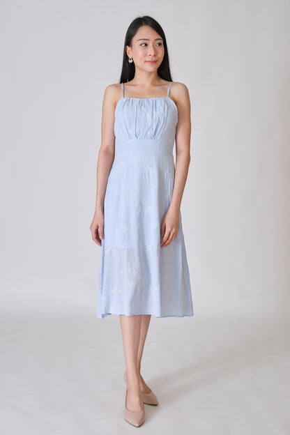 Chixxie Simone Midi Dress (Blue)