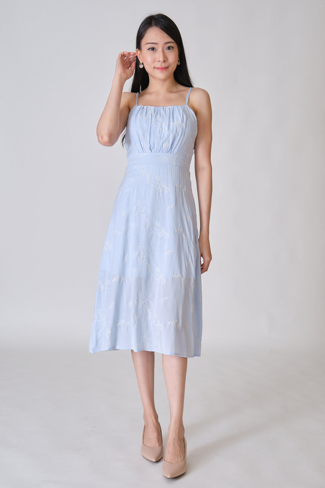 Chixxie Simone Midi Dress (Blue)